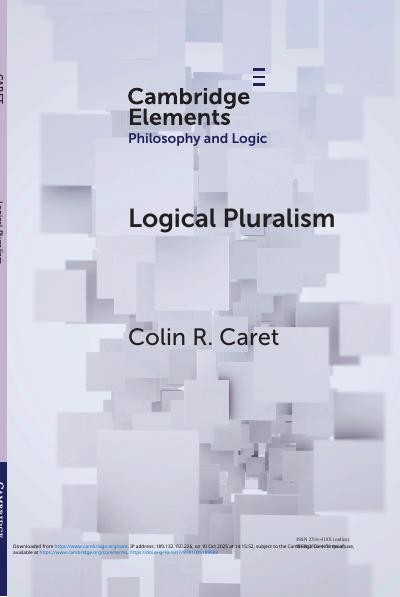 LOGICAL PLURALISM