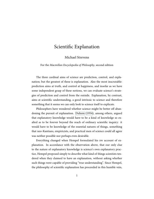 Sources: Encyclopedia of Philosophy and the Social Sciences